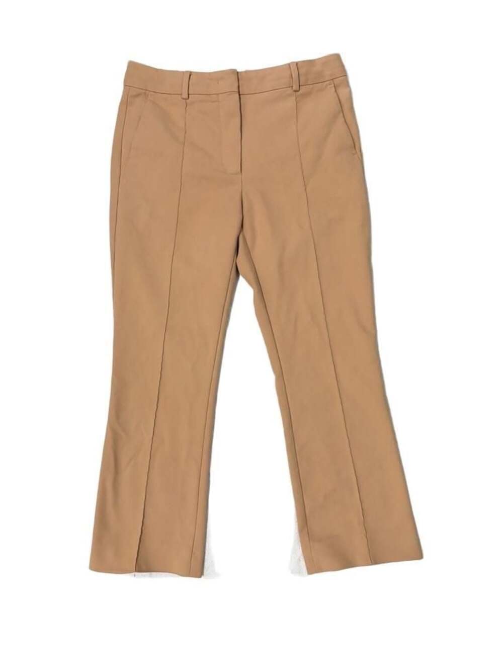 Sportmax Beige High-Rise Front-Seam Tailored Trousers